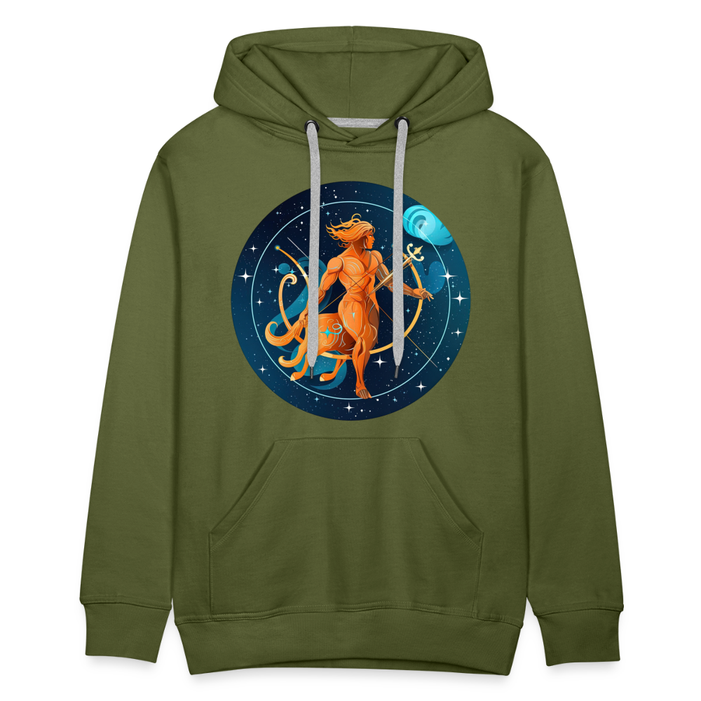 Men’s Mythical Sagittarius Premium Hoodie - olive green