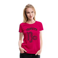 Thumbnail for Women's Power Words Capricorn Premium T-Shirt - dark pink