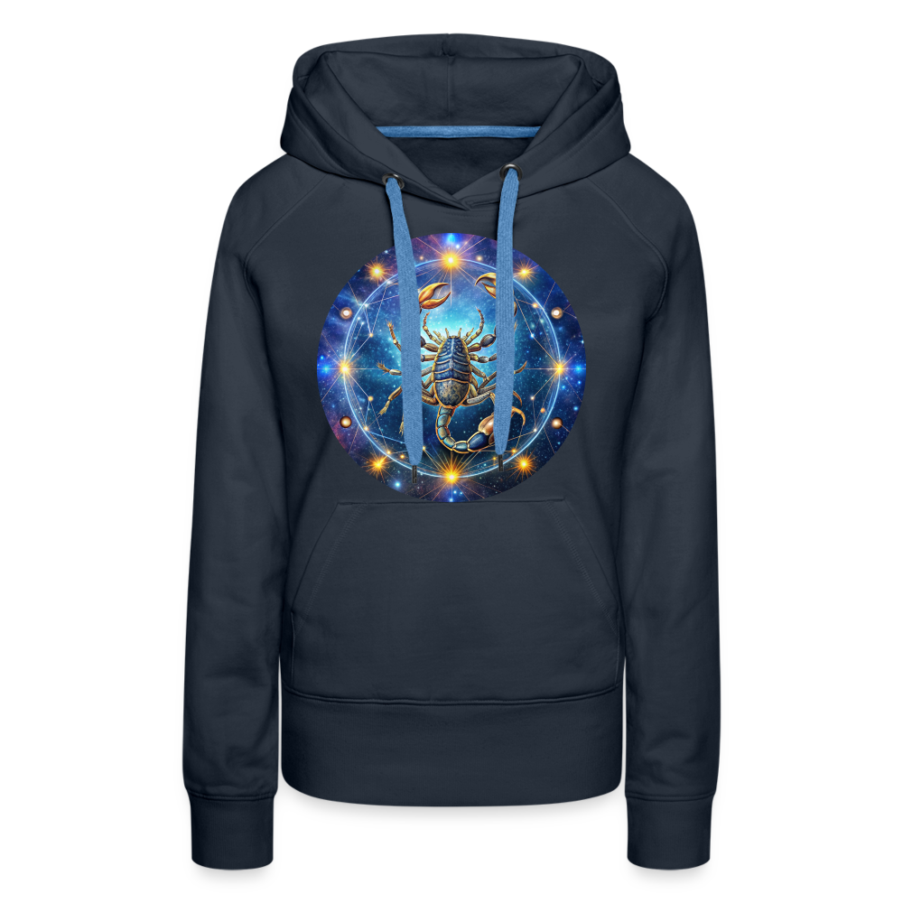 Women’s Symbol Scorpio Premium Hoodie - navy