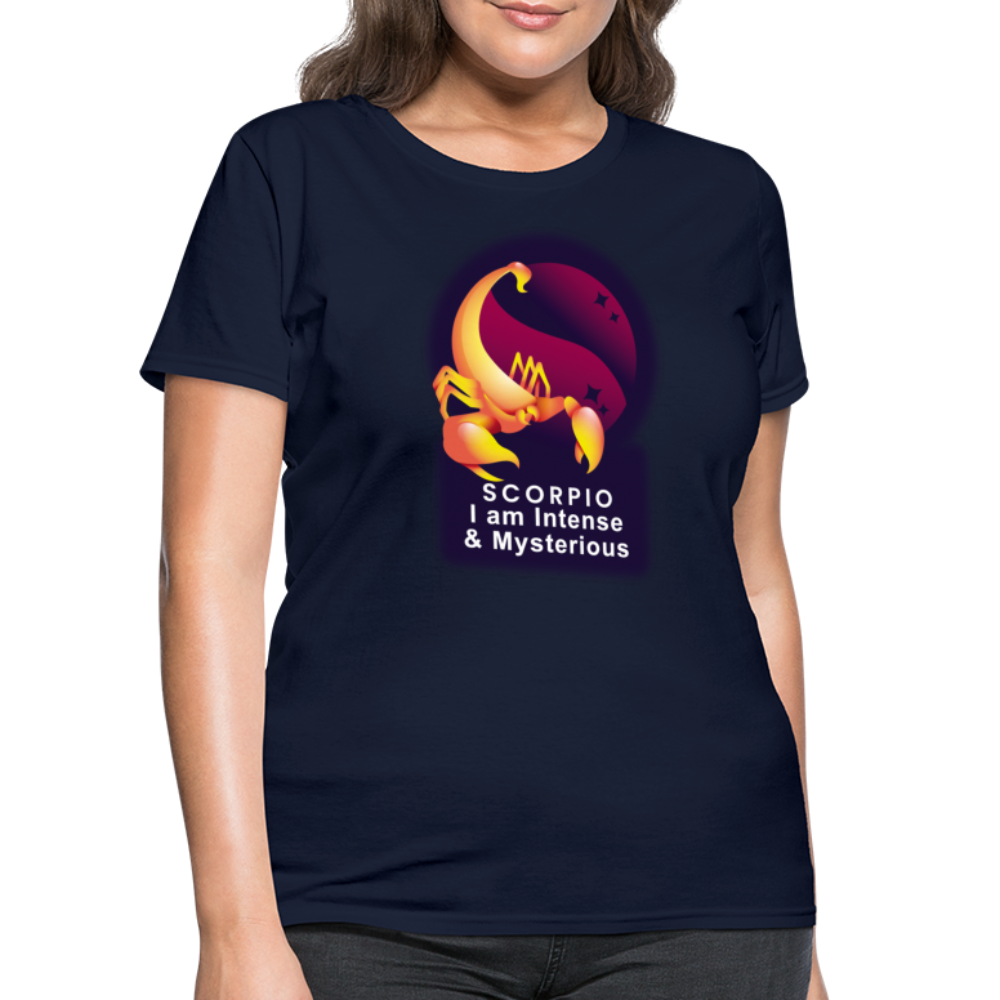 Women's Glow Scorpio T-Shirt - navy