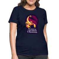 Thumbnail for Women's Glow Scorpio T-Shirt - navy