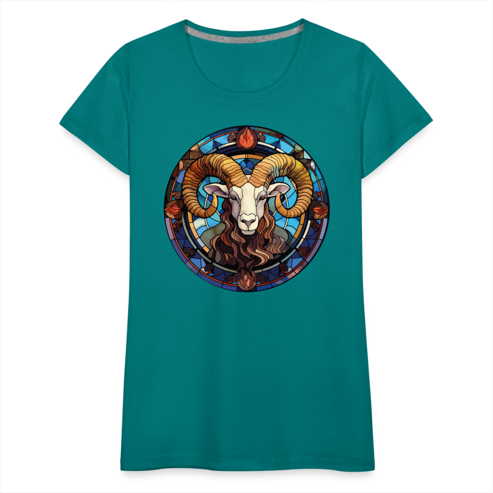 Women’s Mosaic Aries Premium T-Shirt - teal