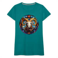 Thumbnail for Women’s Mosaic Aries Premium T-Shirt - teal