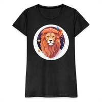 Thumbnail for Women's Symbol Leo Premium T-Shirt - charcoal grey