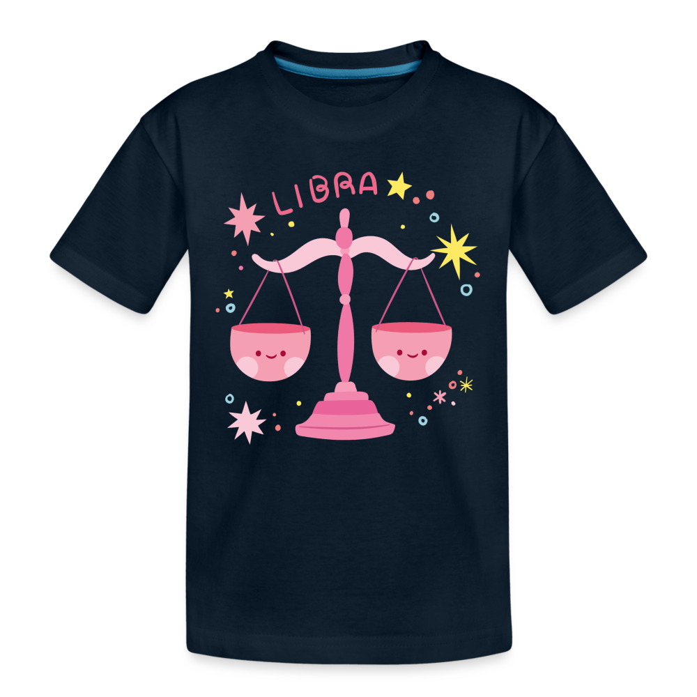 Kid’s Pinky Libra Premium Organic T-Shirt - deep navy