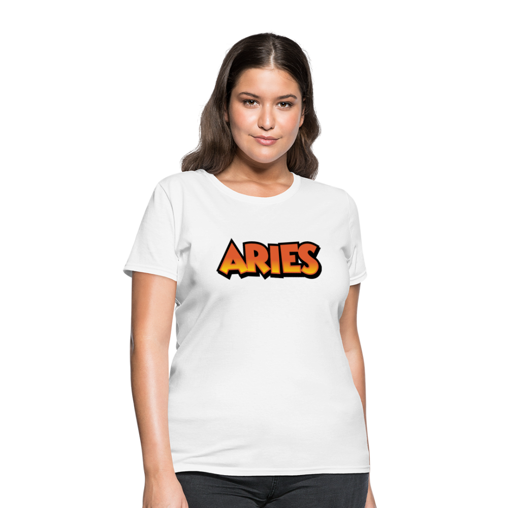 Women's Aries New Design T-Shirt - white