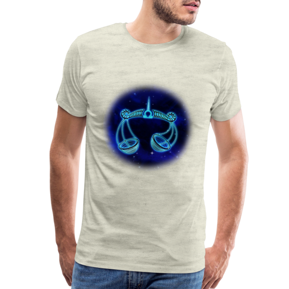 Men's Libra Premium T-Shirt - heather oatmeal