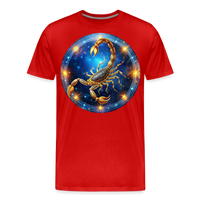 Thumbnail for Men's Mystic Scorpio Premium T-Shirt - red