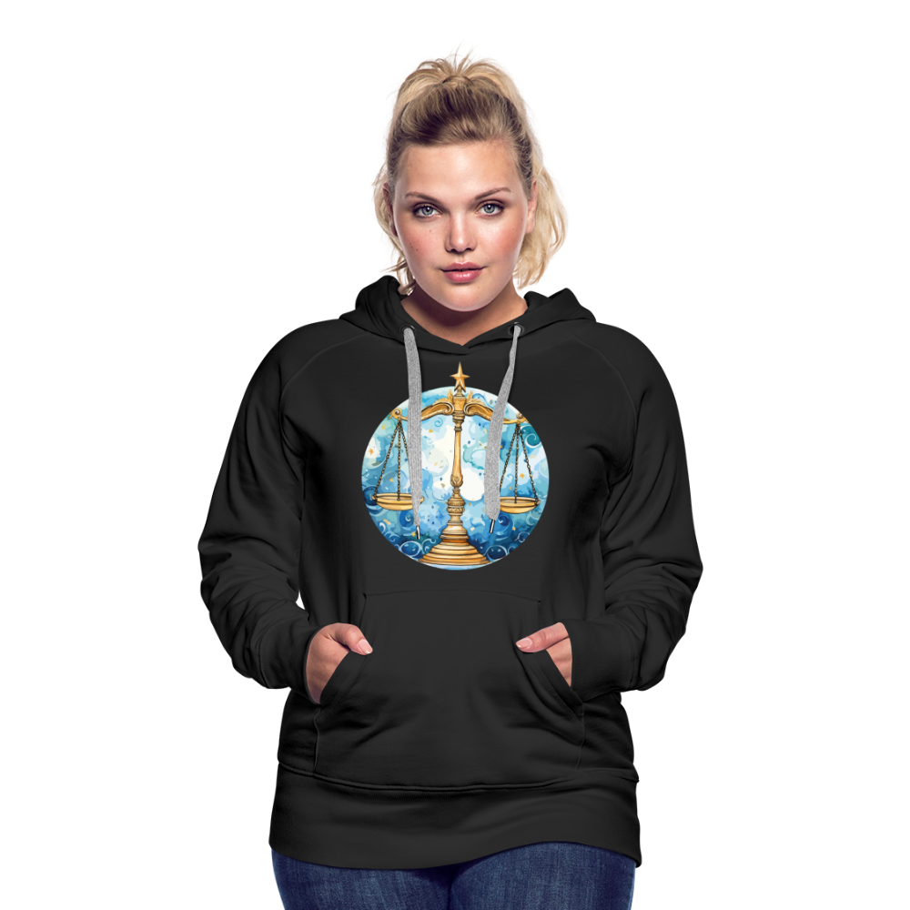 Women’s Mythical Libra Premium Hoodie - black