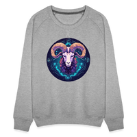 Thumbnail for Women’s Magic Capricorn Premium Sweatshirt - heather grey