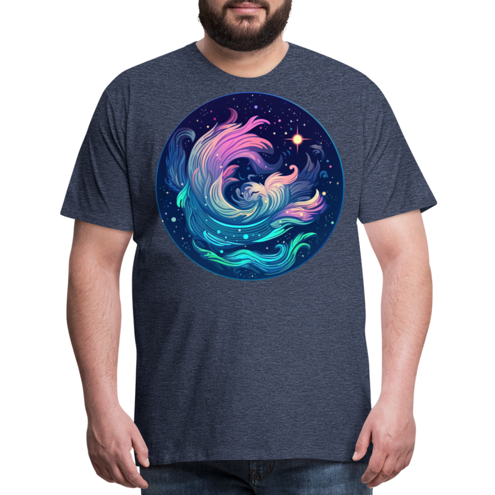 Men's Magic Aquarius Premium T-Shirt - heather blue