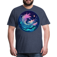 Thumbnail for Men's Magic Aquarius Premium T-Shirt - heather blue