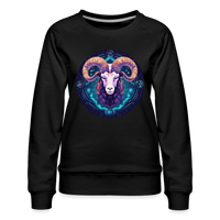 Thumbnail for Women’s Magic Capricorn Premium Sweatshirt - black