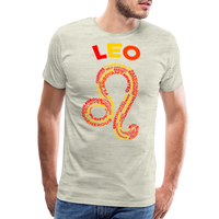 Thumbnail for Men's Power Words Leo Premium T-Shirt - heather oatmeal