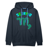 Thumbnail for Men's Power Words Scorpio Premium Hoodie - navy