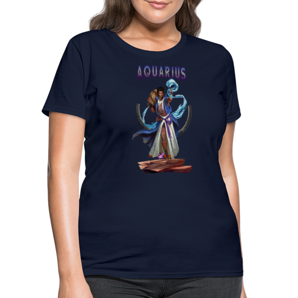 Women's Astral Aquarius T-Shirt - navy