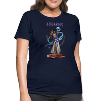 Thumbnail for Women's Astral Aquarius T-Shirt - navy