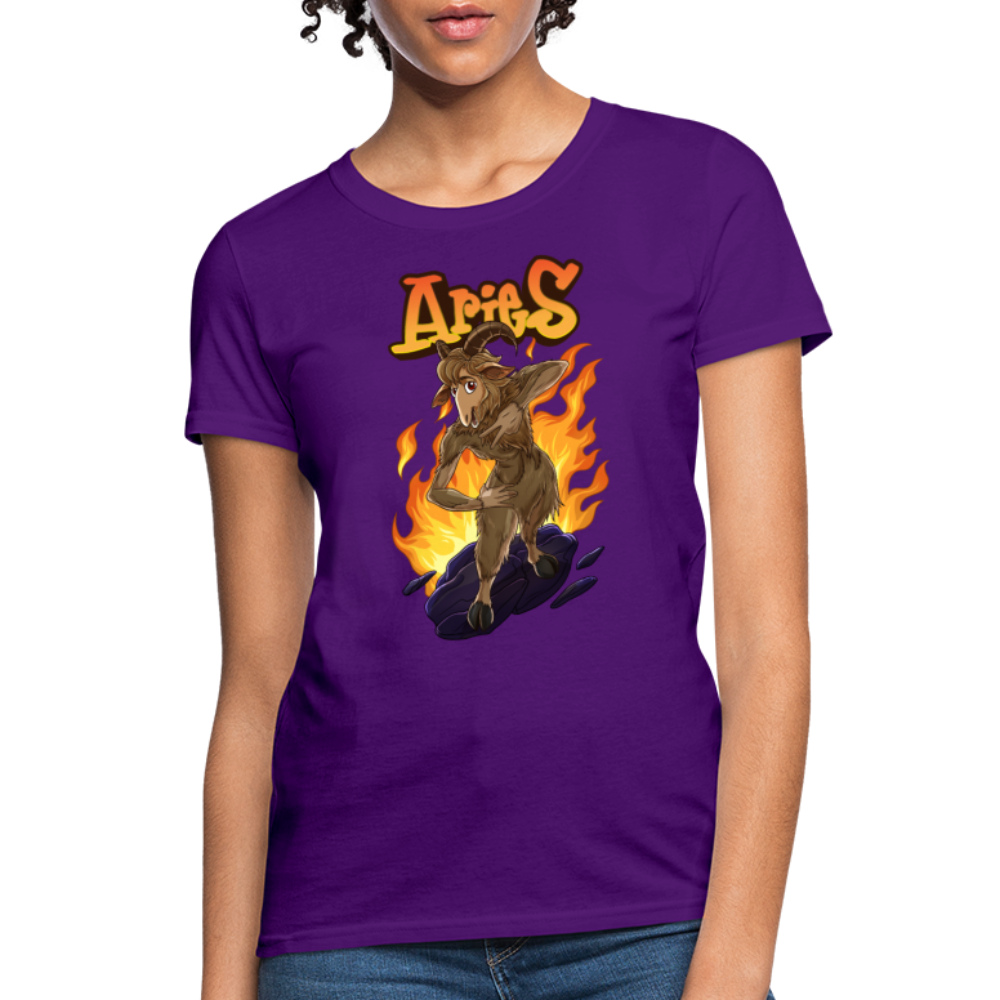 Women's Aries Narihndrab T-Shirt - purple