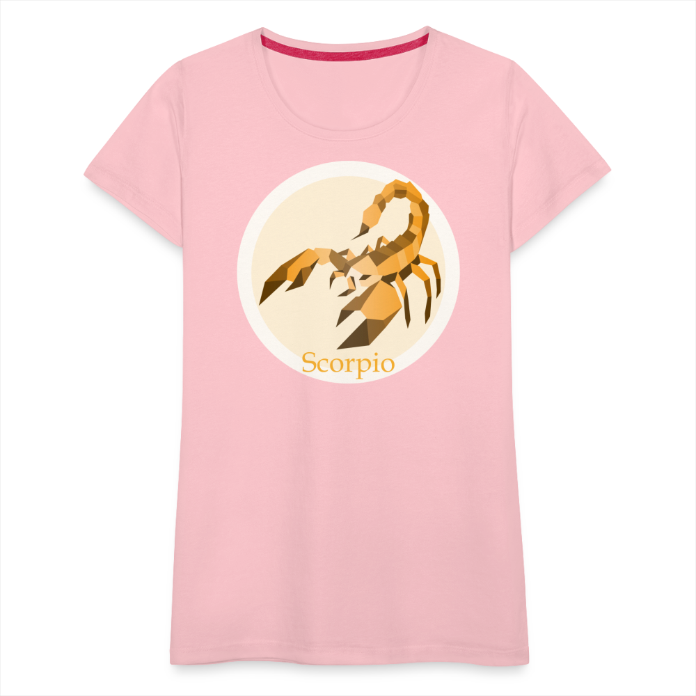 Women’s Mosaic Scorpio Premium T-Shirt - pink