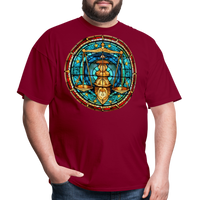 Thumbnail for Men's Mosaic Libra Classic T-Shirt - burgundy