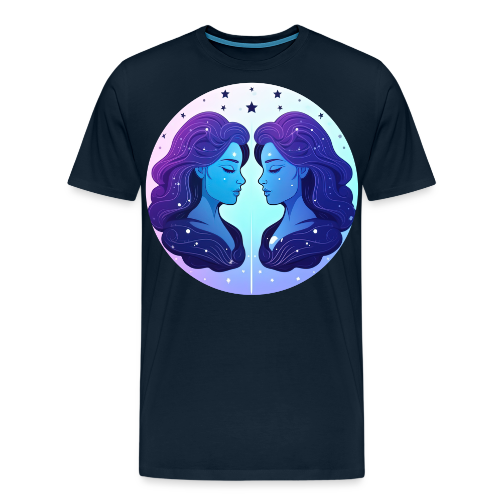 Men's Magic Gemini Premium T-Shirt - deep navy