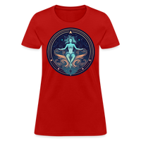 Thumbnail for Women's Mystic Aquarius T-Shirt - red