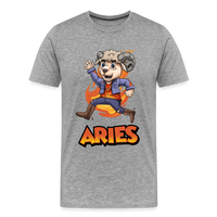 Thumbnail for Men's Playful Aries Premium T-Shirt - heather gray