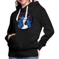 Thumbnail for Women’s Magic Virgo Premium Hoodie - charcoal grey