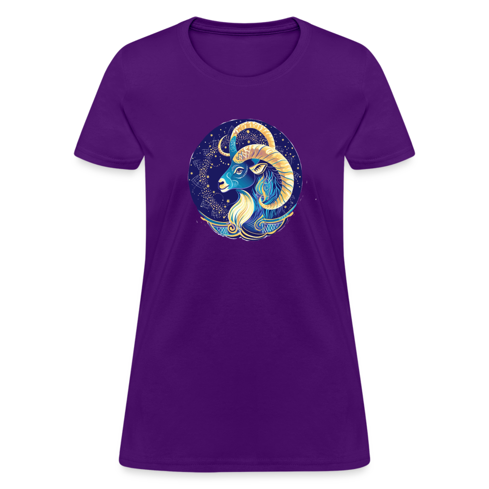 Women's Mythical Capricorn T-Shirt - purple