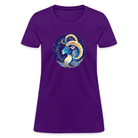 Thumbnail for Women's Mythical Capricorn T-Shirt - purple