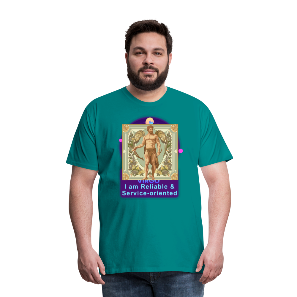 Men's Mythical Virgo Premium T-Shirt - teal