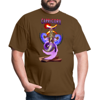 Thumbnail for Men's Astral Capricorn Classic T-Shirt - brown