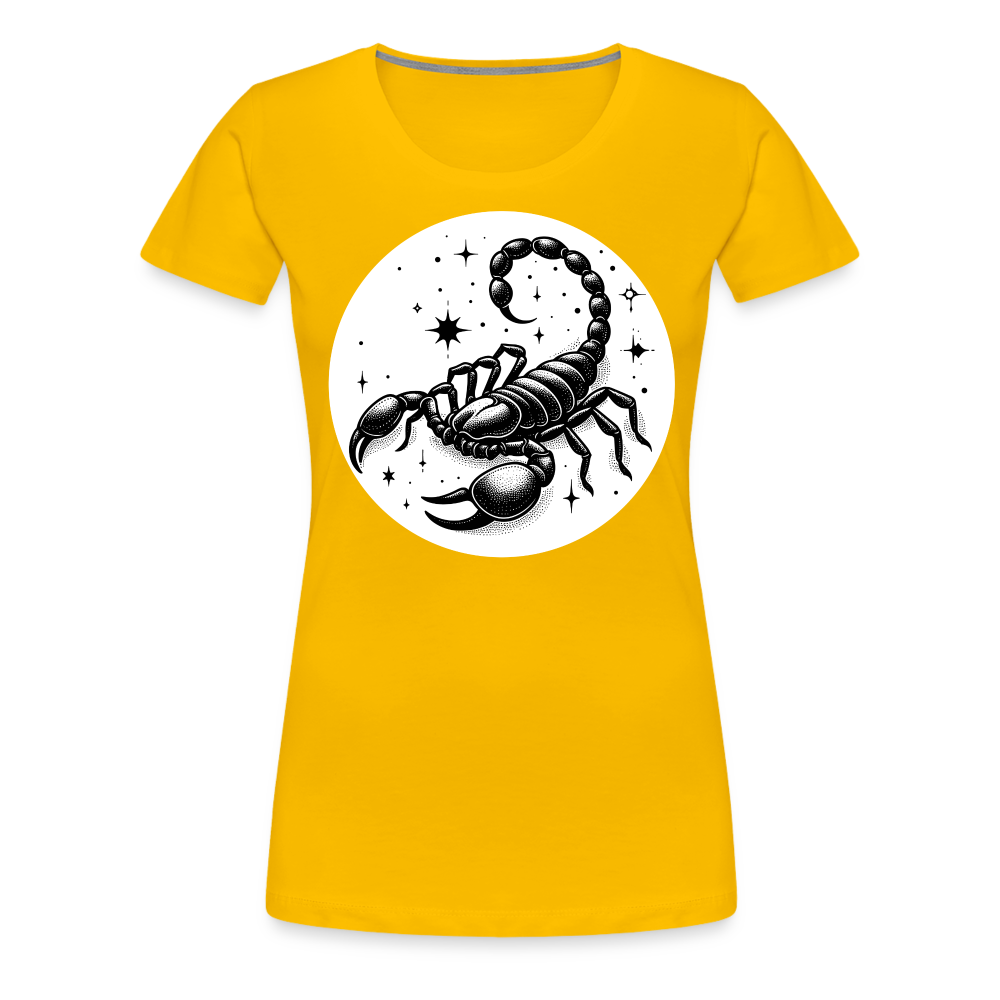 Women’s Magic Scorpio Premium T-Shirt - sun yellow