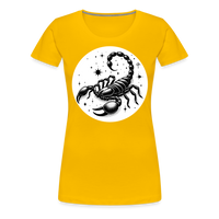 Thumbnail for Women’s Magic Scorpio Premium T-Shirt - sun yellow