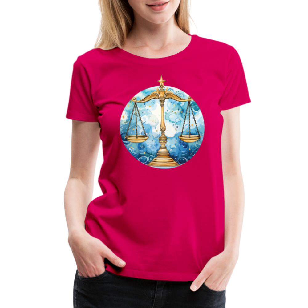 Women’sMythical Libra Premium T-Shirt - dark pink