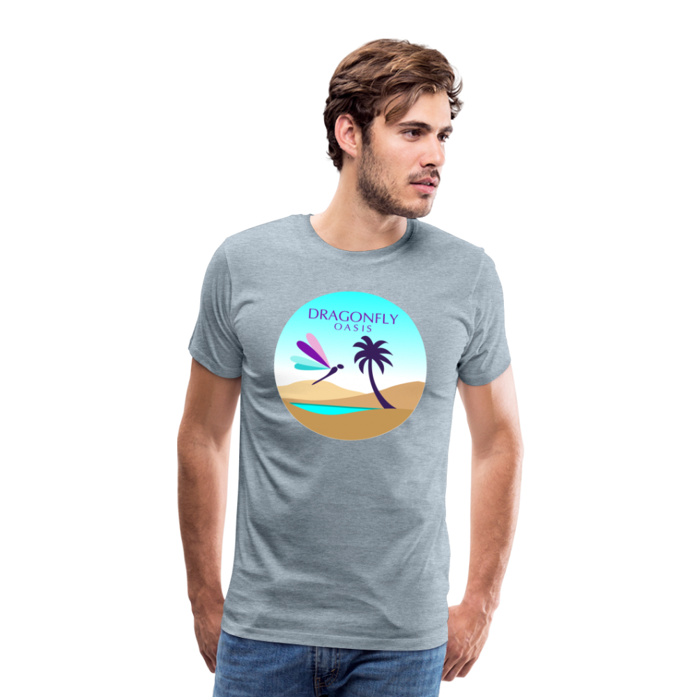 Men's Dragonfly Oasis v.2 Premium T-Shirt - heather ice blue