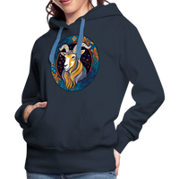 Thumbnail for Women’s Mythical Capricorn Premium Hoodie - navy