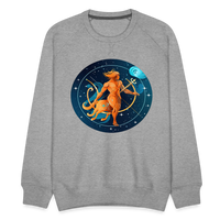 Thumbnail for Men’s Mythical Sagittarius Premium Sweatshirt - heather grey