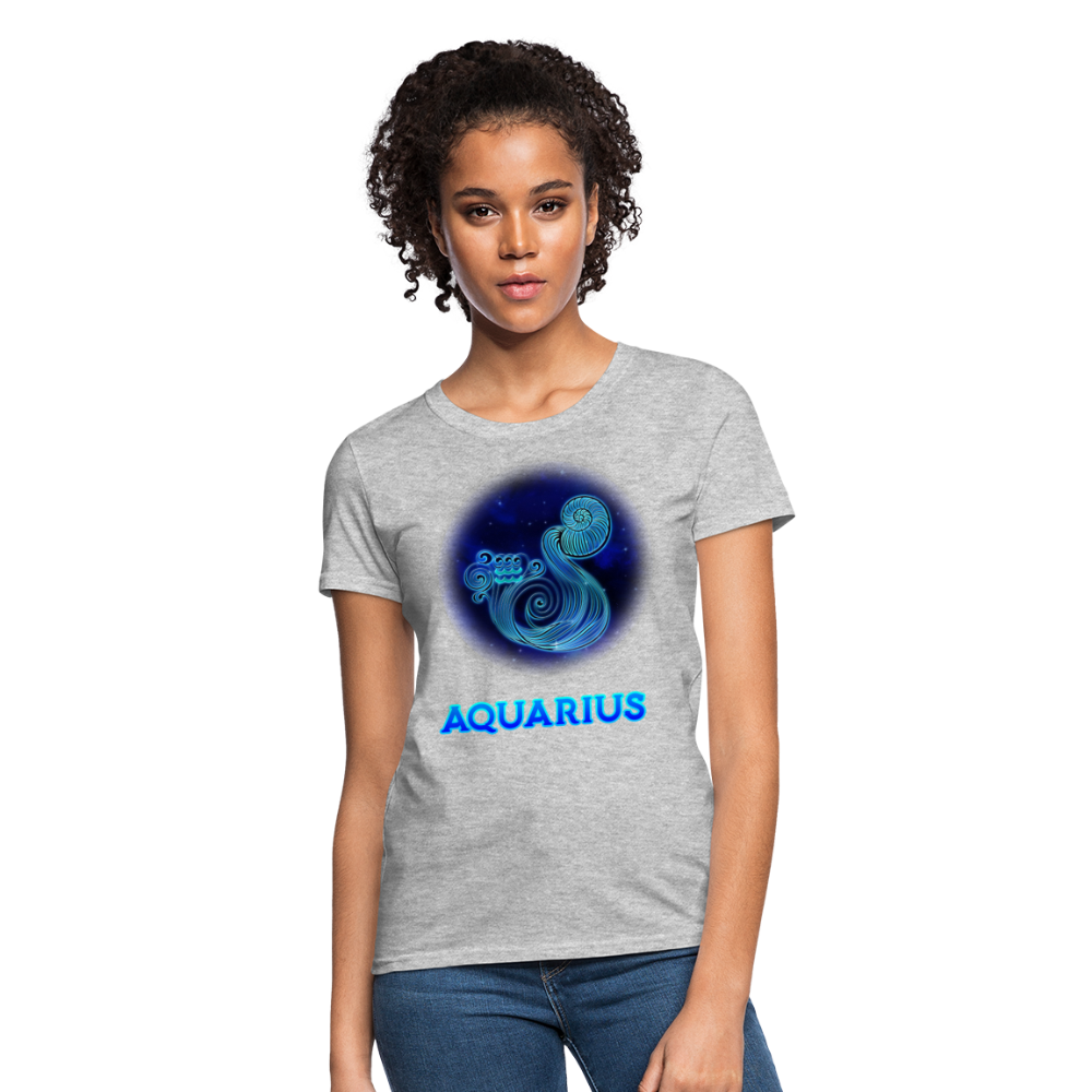 Women's Stellar Aquarius T-Shirt - heather gray