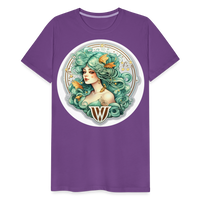 Thumbnail for Men's Symbol Virgo Premium T-Shirt - purple