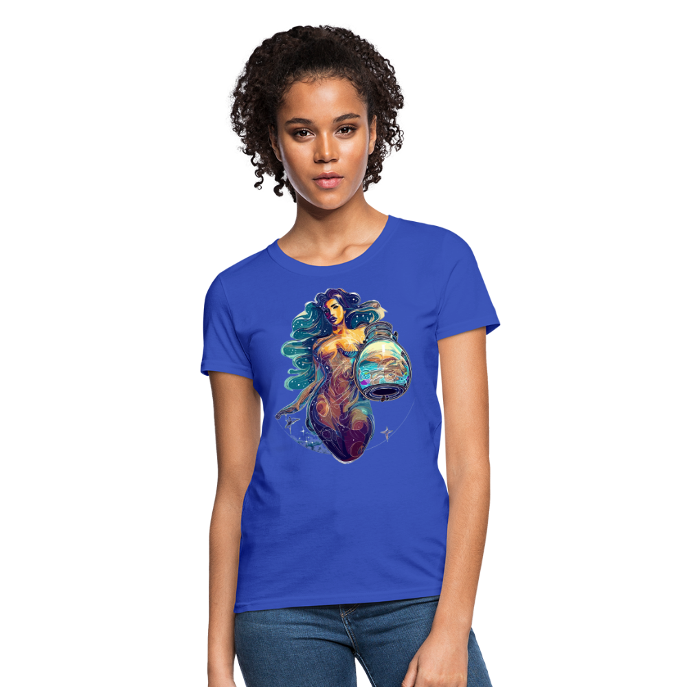 Women's Mythical Aquarius T-Shirt - royal blue