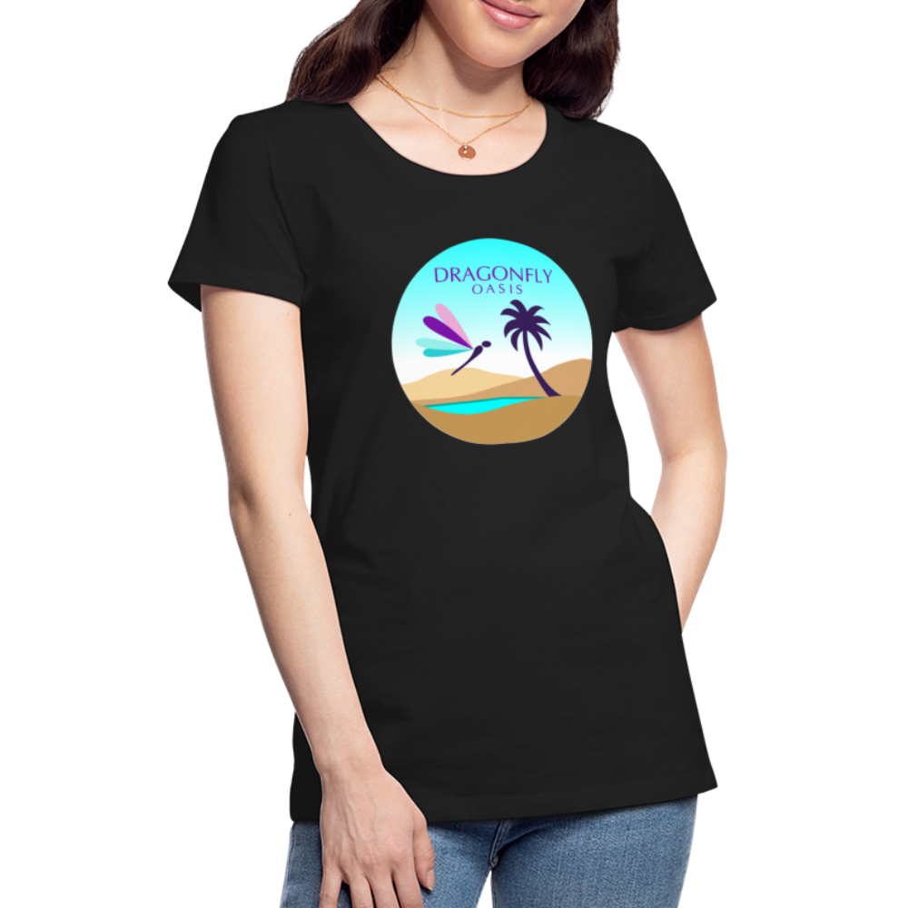 Women's Dragonfly Oasis V.2 Premium T-Shirt - black