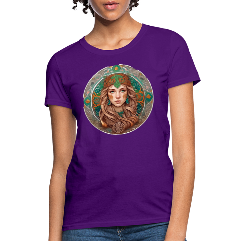 Women's Mythical Virgo T-Shirt - purple