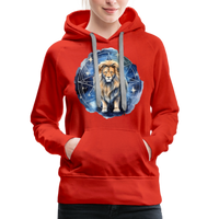 Thumbnail for Women’s Mythical Leo Premium Hoodie - red