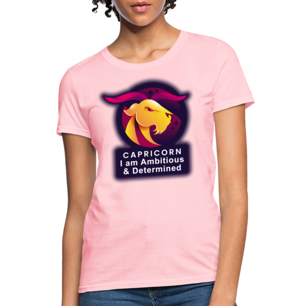 Women's Glow Capricorn T-Shirt - pink