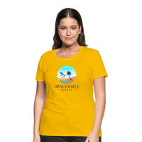 Thumbnail for Women's Dragonfly Oasis V.1 Premium T-Shirt - sun yellow