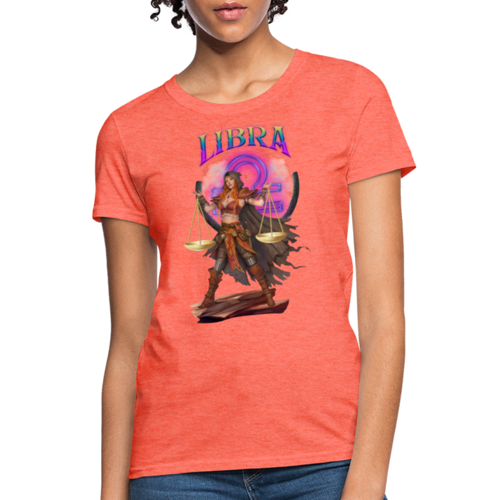 Astral Libra Women's T-Shirt - heather coral