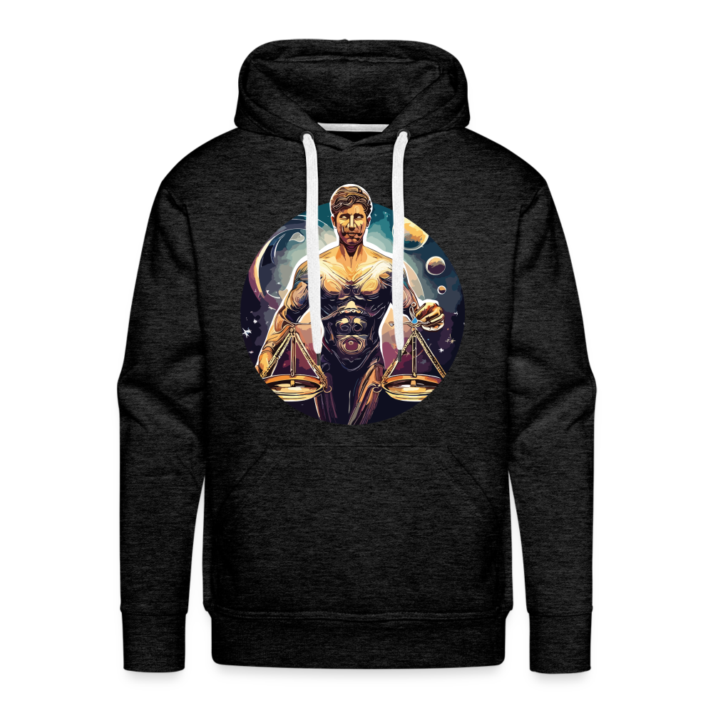 Men’s Mythical Libra Premium Hoodie - charcoal grey