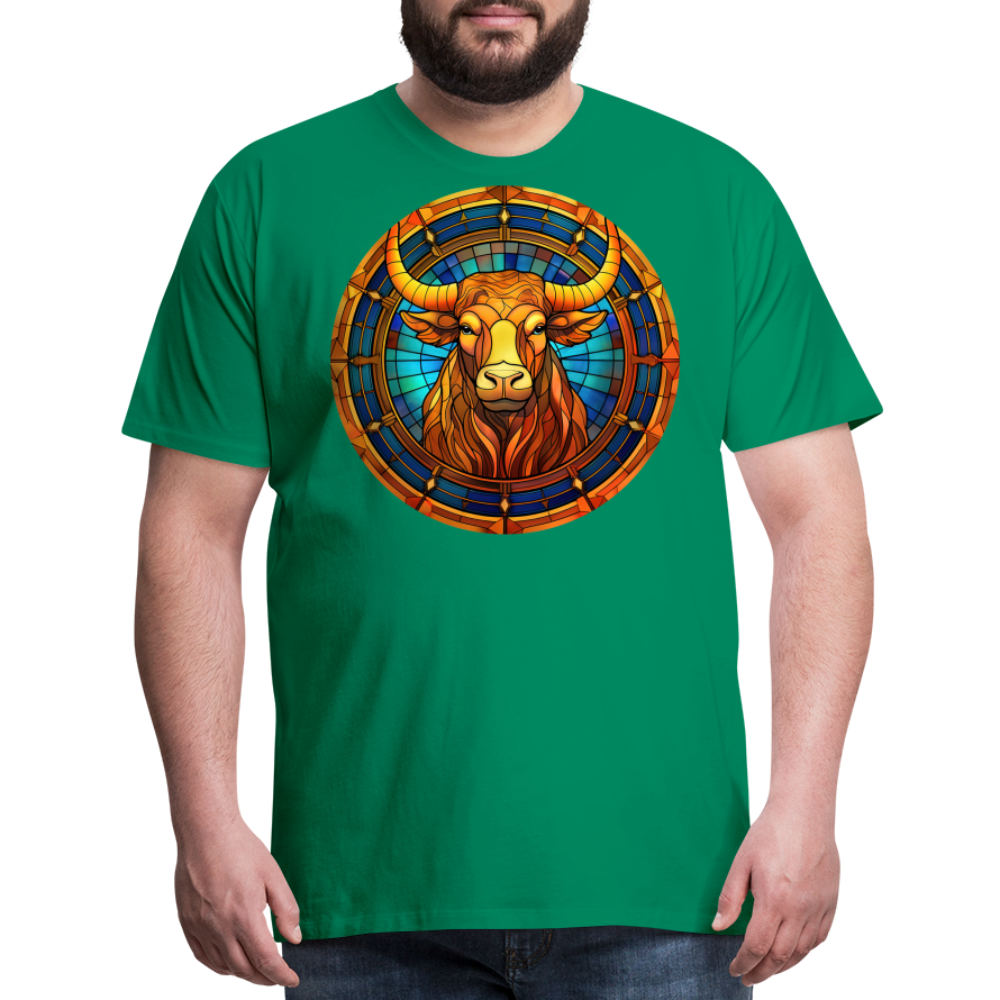 Men's Mosaic Taurus Premium T-Shirt - kelly green