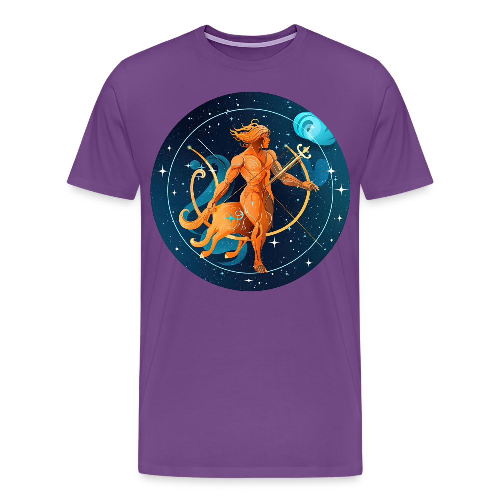 Men's Mythical Sagittarius Premium T-Shirt - purple